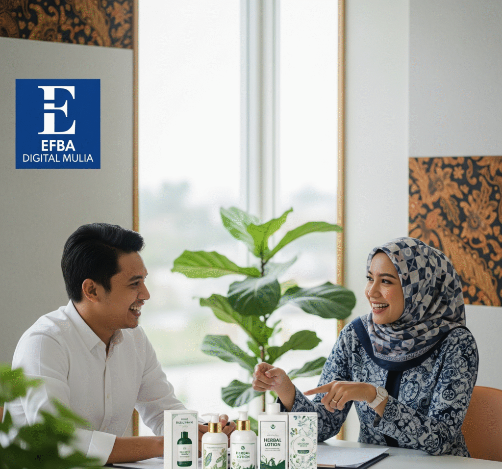 Gambar Konsultasi Bisnis Jasa Maklon Produk Kosmetik Sabun Lotion Facemask Herbal Efba
