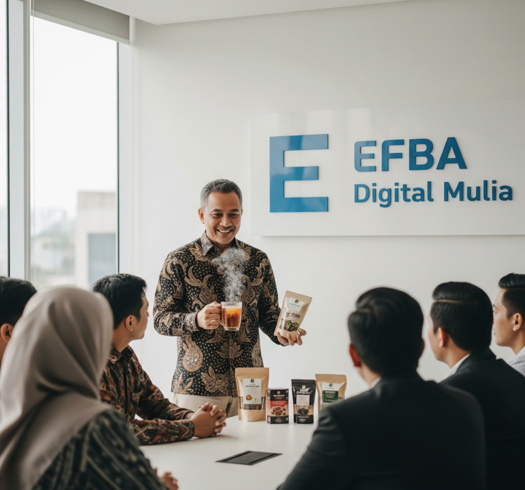 Gambar Meeting Jasa Maklon Teh Herbal Efba
