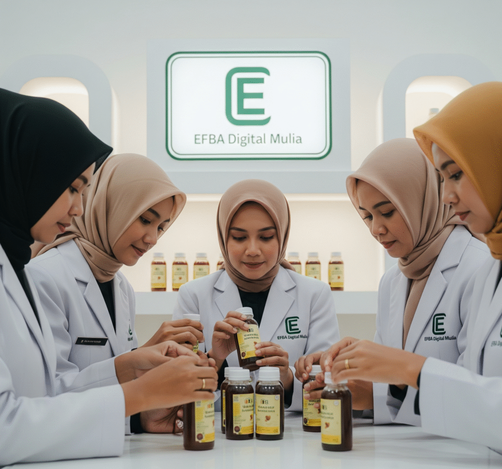 Gambar Pengemasan Jasa Maklon Madu Herbal Efba