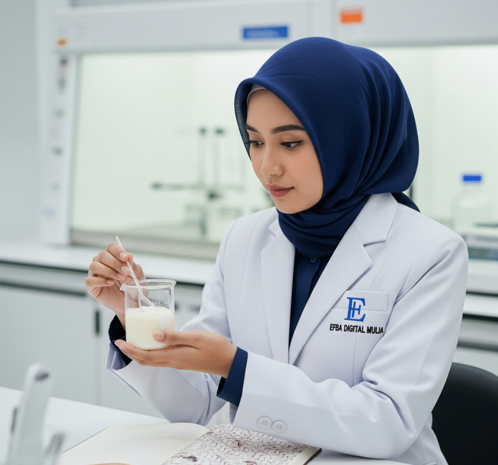 Gambar Proses Formulasi Jasa Maklon Krim Anti Aging Firming Cream Efba
