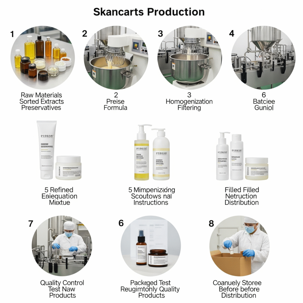 Gambar Tahapan Produksi Maklon Skincare