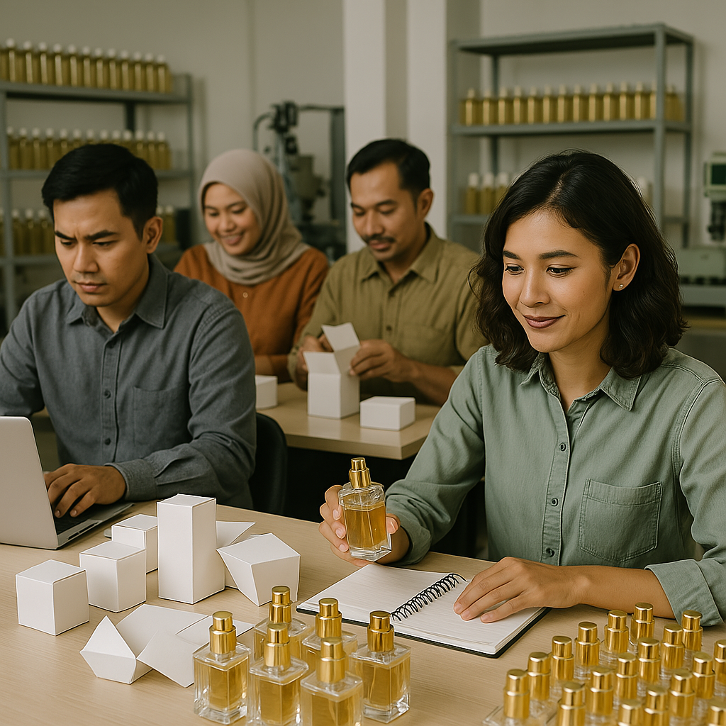 Gambar Tim Kreatif Jasa Maklon Parfum Efba Digital Mulia