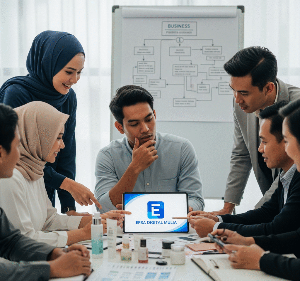 Gambar Diskusi Konsultan Jasa Maklon Micellar Water Efba