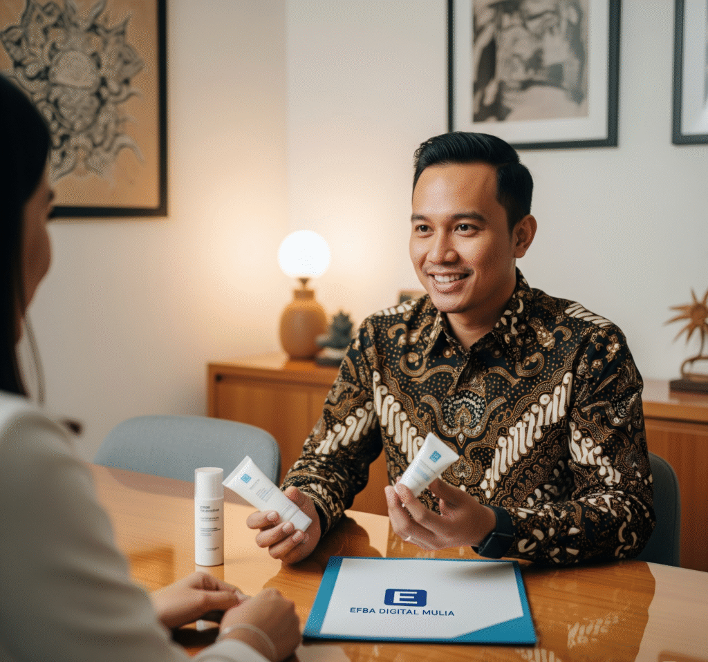 Gambar Konsultasi Bisnis Jasa Maklon Toner Eksfoliasi Efba.