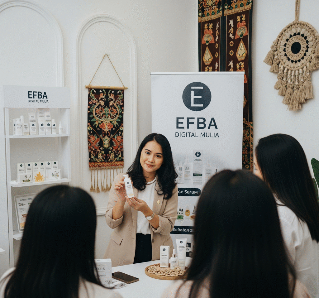 Gambar Sesi Konsultasi Jasa Maklon Serum Wajah Efba